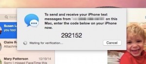 No Code On My Mac For Text Message Forwarding
