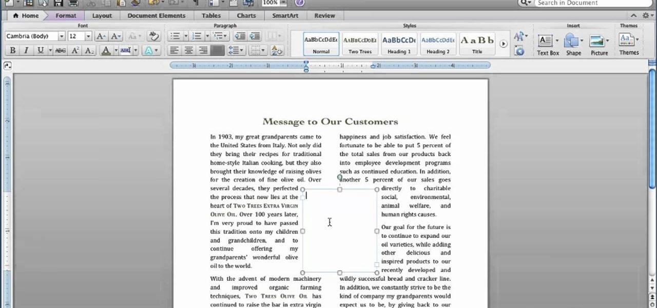 How to wrap text in word for mac 2011
