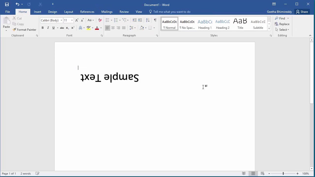 How to curve text in word